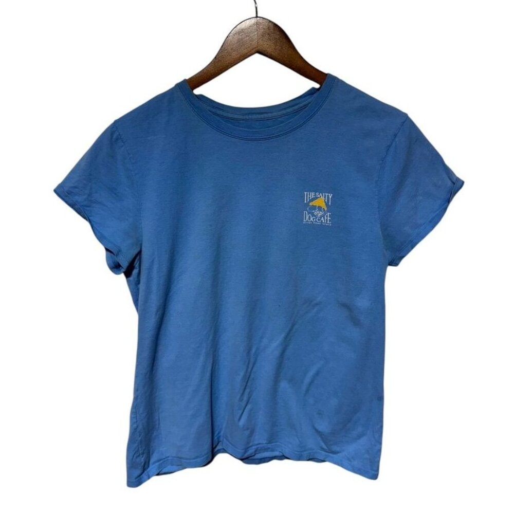 The Salty Dog Cafe T-Shirt Blue Size Medium